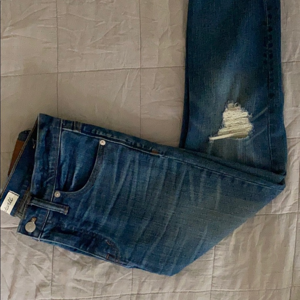Madewell Distressed Skinny Skinny Crop